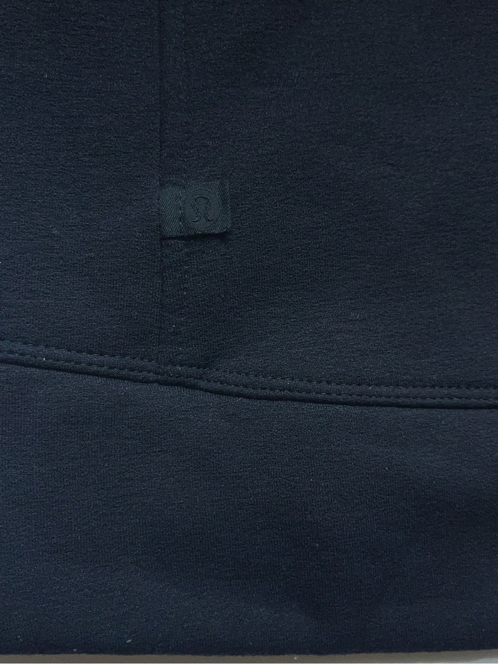 Lululemon Scuba Hoodie Womens Size 10 Pockets In Solid Black Full Zip Thumbholes - Picture 12 of 13
